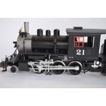 A PIKO Mogul steam loco and tender, set 38220 with box and instructions. Some lettering