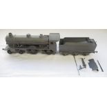 Live steam locomotive, scratch built to work as fully functional model with quality undercarriage