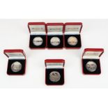 Selection of six Pobjoy Mint commemorative crowns to inc. Aircraft of WWII, Battle of Britain etc.