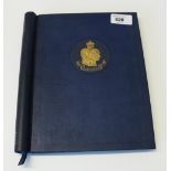 Stanley Gibbons 1937 Coronation album of King George VI, complete with all stamps of issue