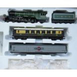 Partial boxed Hornby 00 gauge 4472 flying Scotsman with liner tender including Ruth pullman luxury