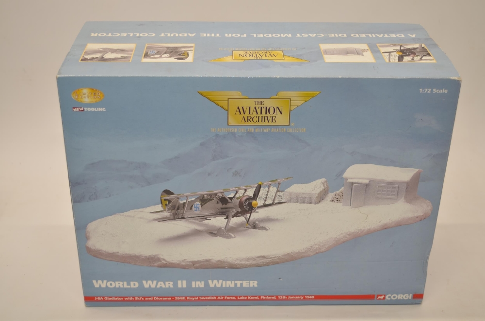 A boxed Corgi Aviation Archive 1/72 limited edition (1028/2410) "World War II In Winter" Finnish J-