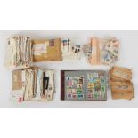 Stamps - World: a bag with various world covers, GB fdc's, stamps in packets, etc..