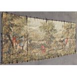Property of a gentleman - a large early 20th century Belgian machine made tapestry or wall hanging