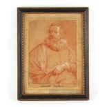 Property of a gentleman - manner of Anthony Van Dyck (1599-1641) - A PORTRAIT OF ADRIANUS VAN