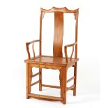 Property of a gentleman - a Chinese jumu chair, 20th century.