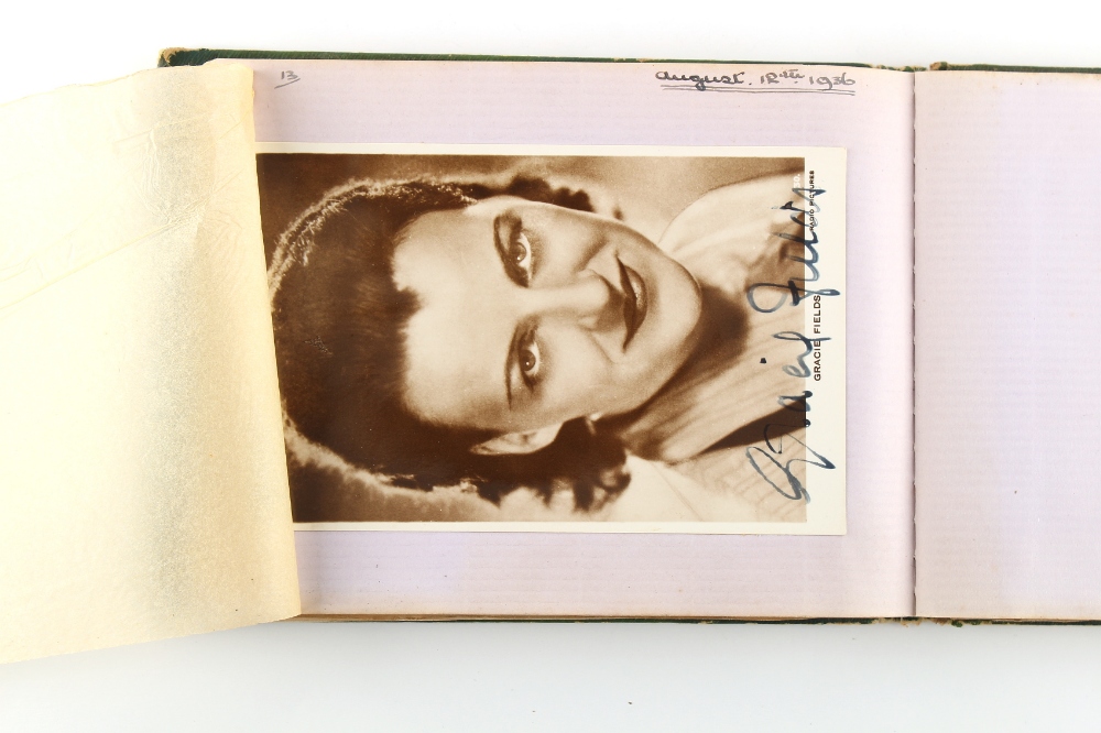 Property of a gentleman - an autograph album containing various signatures & signed photographs - Image 3 of 5