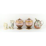 Property of a deceased estate - a group of four 19th century English porcelain items including a