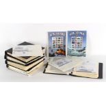 Property of a gentleman - four ring binders containing 'History of the RAF' and '90th Anniversary of