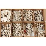 A large collection of Goss & other crested china - eight boxes, approximately 211 pieces in total (