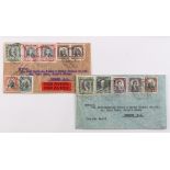 The Basil Lewis (1927-2019) collection of stamps - Chile: 1930-36 airmail covers (11) all with