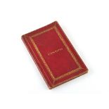 Property of a deceased estate - a 19th century gilt decorated red morocco bound Autographs book, the