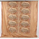 Property of a gentleman - a printed cotton throw or hanging depicting the Crystal Palace, 106 by