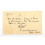 Property of a lady - NASH, Ogden (American poet, 1902-1971) - autograph - an amusing black ink