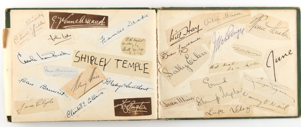 Property of a gentleman - an autograph album containing various signatures & signed photographs - Image 5 of 5