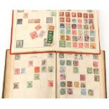 Property of a gentleman - stamps: World - an International stamp album and a Victory stamp album (