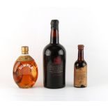 Property of a gentleman - beer, wine & spirit - three unopened bottles, comprising a 1977 Silver