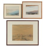 Property of a deceased estate - Eveleen Buckton (1872-1962) - HARBOUR SCENE - watercolour, 17.5 by