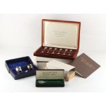 Property of a deceased estate - a boxed presentation cased set of six silver Sovereign Queens