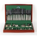 Property of a deceased estate - a modern John Turton of Sheffield silver plated cutlery set in