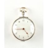 The Henry & Tricia Byrom Collection - a George III silver cased pocket watch, previously with
