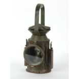 Property of a deceased estate - a Second World War 1942 Eastgate, Birmingham military lantern with