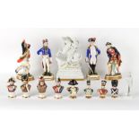Property of a gentleman - a Kister Scheibe Alsbach porcelain model of Napoleon Buonaparte, 10.35ins.