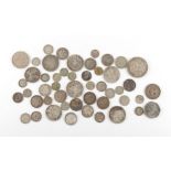 Property of a deceased estate - a quantity of more collectible GB silver coins, mostly less common