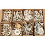 A large collection of Goss & other crested china - eight boxes (8).