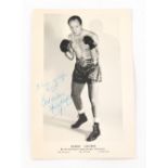 Property of a deceased estate - Henry Cooper (British boxer, 1934-2011) - an autographed promotional
