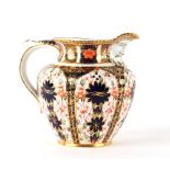 Property of a gentleman - an unusual Royal Crown Derby imari pattern 1128 jug with mask spout, of