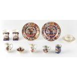 Property of a gentleman - a mixed lot of ceramics, late 18th & first half 19th century, including
