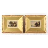 Property of a lady - John Varley (1778-1842), attributed to - COASTAL SCENES - a pair, watercolours,