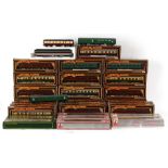 Property of a gentleman - model railway - 33 various OO-gauge coaches, including Mainline and