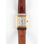 Property of a deceased estate - a lady's Jaeger LeCoultre Reverso wristwatch, on Jaeger Le Coultre