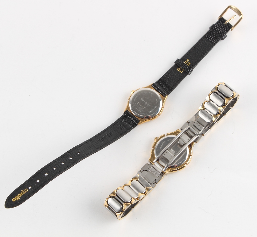 Property of a deceased estate - two lady's YSL Yves Saint Laurent wristwatches, one on integral - Image 2 of 2