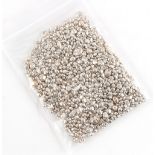 Property of a deceased estate - a bag containing small silver nuggets, tests high grade,