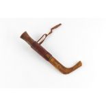 Property of a lady - an early 20th century Inuit knife in caribou antler sheath, the sheath with