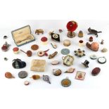 Property of a deceased estate - a collection of sewing & needlework related items - a box containing