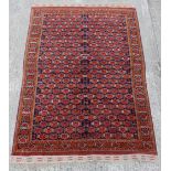 Property of a lady - a Turkoman Beshir carpet, 114 by 82ins. (290 by 209cms.).