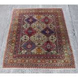 Property of a lady - a Turkish carpet, 117 by 98ins. (297 by 249cms.).