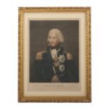 Property of a deceased estate - George Clint after W. Allison - ADMIRAL LORD NELSON - coloured