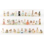 Property of a gentleman - a collection of twenty-six Beswick Beatrix Potter figures, four with early
