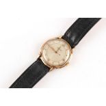 Property of a lady - a gentleman's Accurist 9ct gold cased mechanical wristwatch, 33mm diameter,
