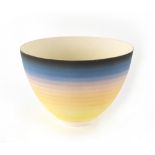 Property of a gentleman - Peter Lane (British, b.1932) - a studio pottery conical bowl, incised