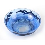 Property of a gentleman - Malcolm Sutcliffe (modern British) - a contemporary art glass bowl