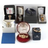 Property of a lady - seven assorted wristwatches including a lady's Tissot PR100, boxed, and a