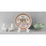 Property of a gentleman - a quantity of assorted ceramics including a pair of late 19th century