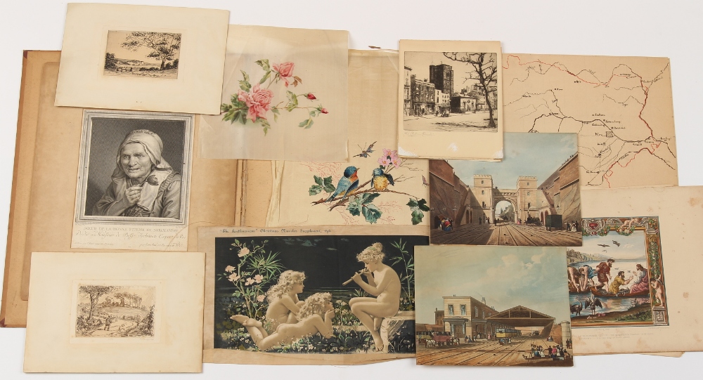 Property of a lady - a quantity of assorted pictures & prints, mostly unframed, including prints - Image 6 of 6