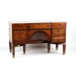 The Henry & Tricia Byrom Collection - an unusual early 20th century mahogany satinwood amboyna &